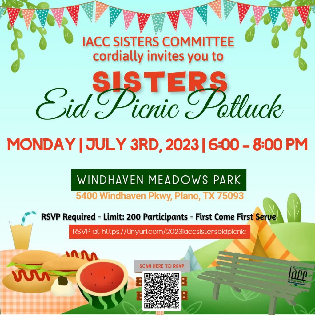 IACC Sisters Committee Eid Picnic Flyer