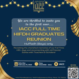 IACC Full Time HIFDH Graduates Reunion Boys Only