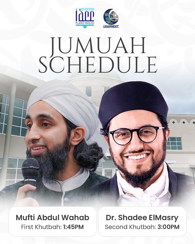 jumuah schedule