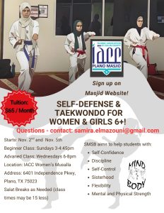 self defence and taekwondo for women