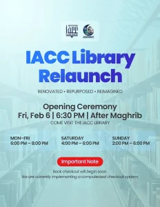 iacc library relounch- opening ceremony