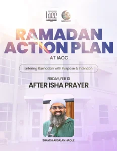ramadan action plan- entering ramadan with purpose and intention