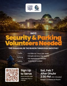 security and parking volunteers