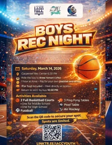 boys rec night