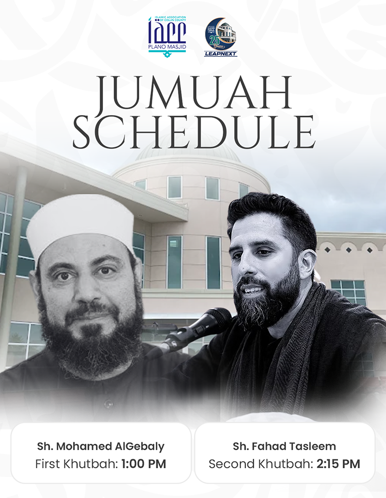 jumuah schedule