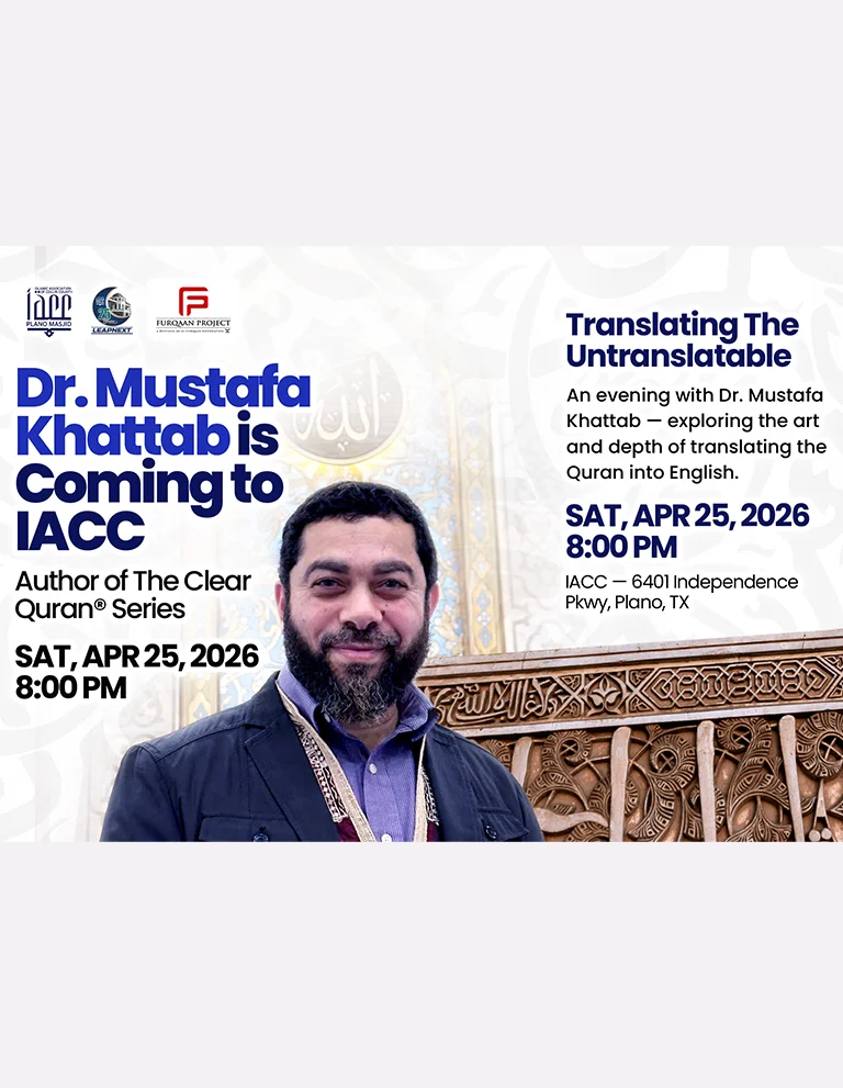 dr mustafa khattab is coming to iacc