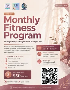 monthly fitness program