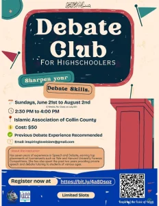 debate club for highschoolers