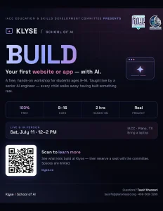 school of ai- build your first website or app