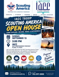 IACC troop scouting america open house